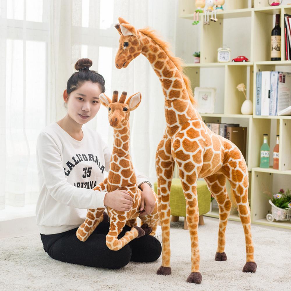 LILYES Hươu Cao Cổ Nhồi Bông Mềm Mại Xinh Xắn