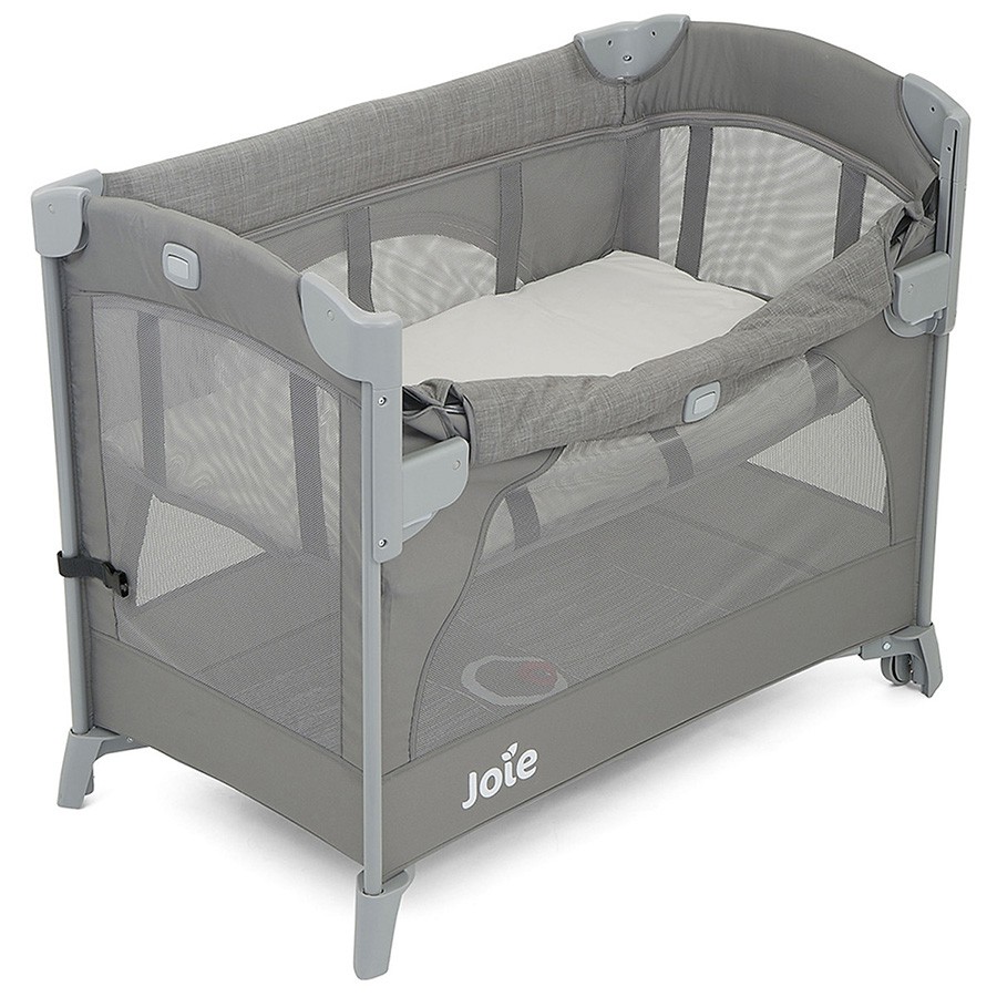 Giường cũi cho bé Joie Kubbie Sleep Foggy Gray