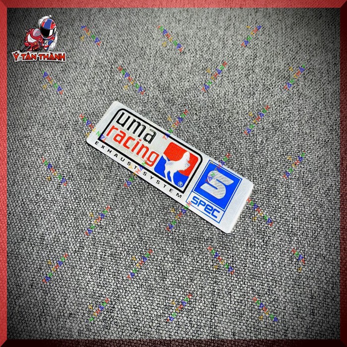 Tem nhôm dán pô xe máy MS102