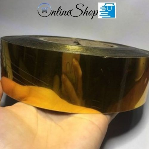 Băng keo vàng tráng gương bản 5cm và 3cm