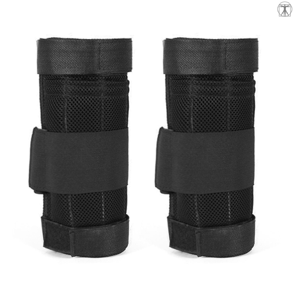 2 Packs Max Loading 16kg Adjustable Ankle Weighted Exercise Leg Weighted Workout Weight Loading Wraps Strength Training (Empty)