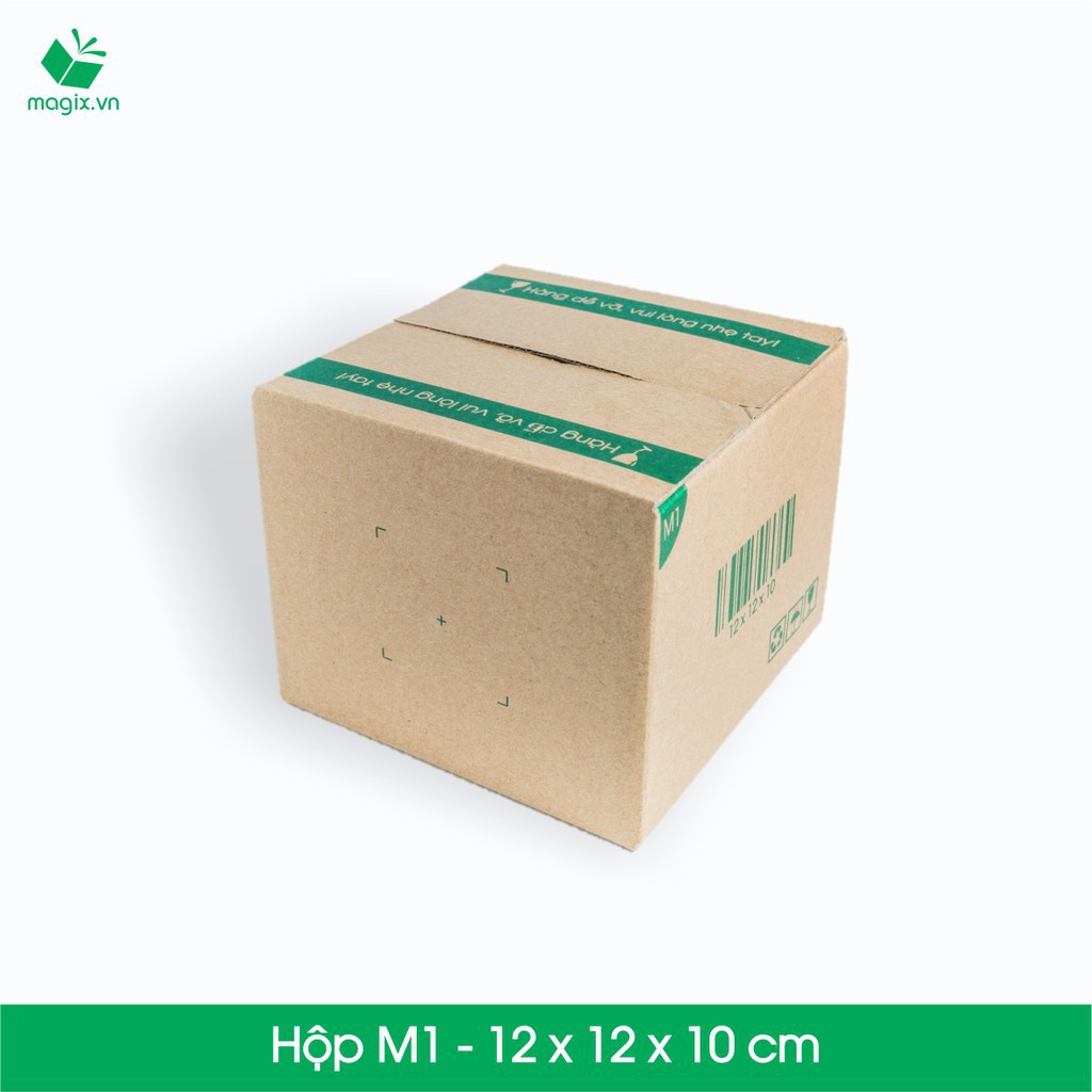 10 Thùng hộp carton - Mã HN_M1 - Kích thước 12x12x10 (cm)