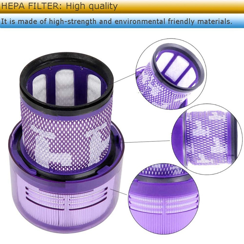 Bộ 4 Phụ Kiện Lọc Hepa Thay Thế Cho Máy Hút Bụi Dyson V11 Và Bộ Lọc V11
