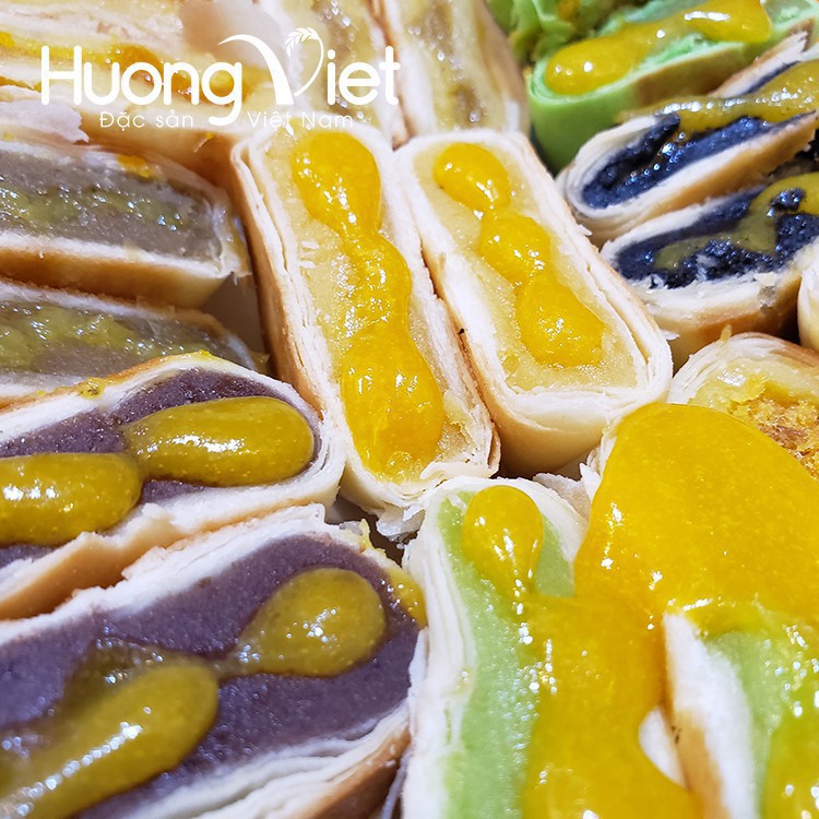 【 GIÁ SỐC 5K】Bánh pía kim sa Tân Huê Viên 10 vị mới qa3004