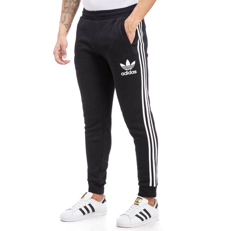 Quần jogger  dày dặn sọc trắng