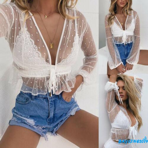 Áo khoác ngoài bikini dạng lưới xuyên thấu gợi cảm thời trang đi biển cho nữ | BigBuy360 - bigbuy360.vn