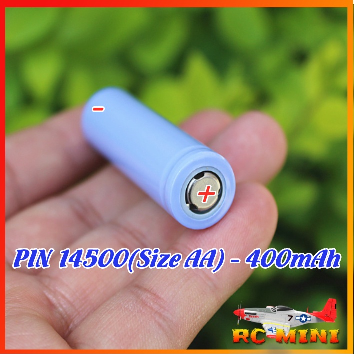 Pin Sạc 14500 3.7V 400mAh