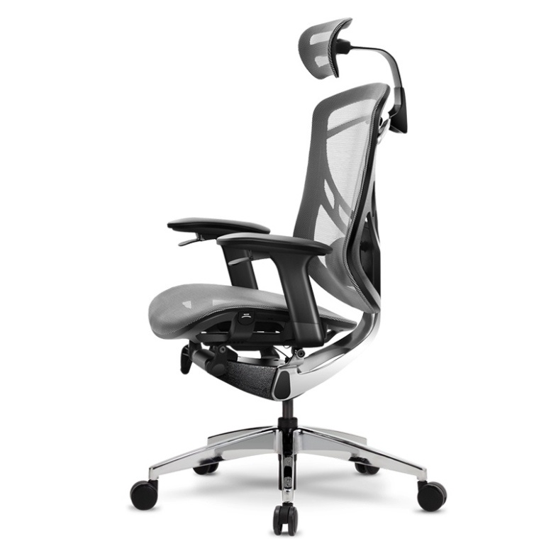 Ghế Ergonomic Công Thái Học GTChair Dvary Ivino Xám 5D - Tay cầm 5D