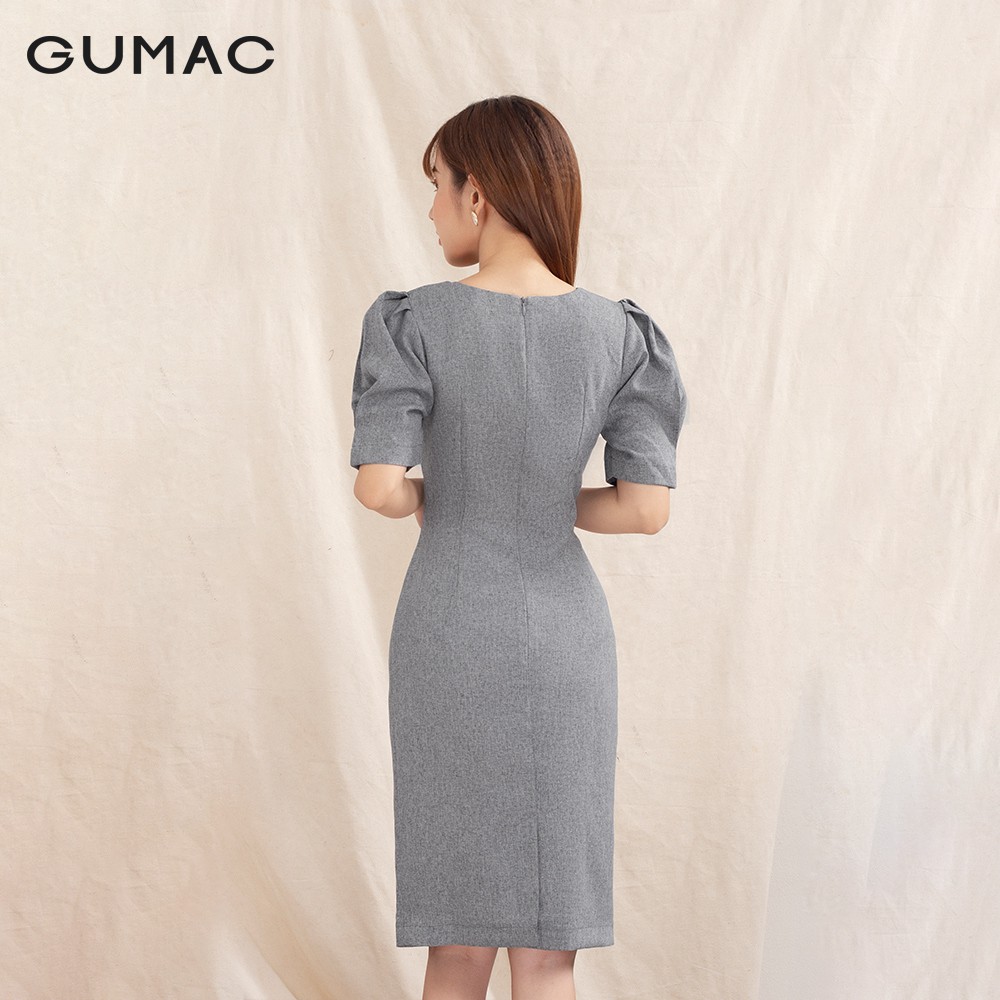 Đầm body nữ cổ U phom ôm DA1048 GUMAC | BigBuy360 - bigbuy360.vn