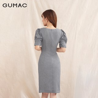 Đầm body nữ cổ U phom ôm DA1048 GUMAC