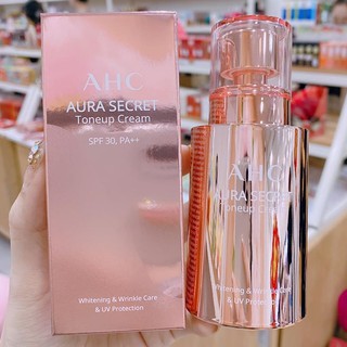 Kem Dưỡng Da Trắng Hồng Căng Bóng Ahc Aura Secret Tone Up Cream