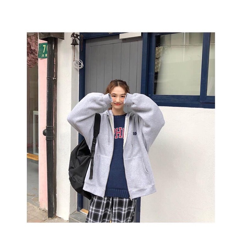 Áo hoodie nỉ thê chữ đơn giản Cee