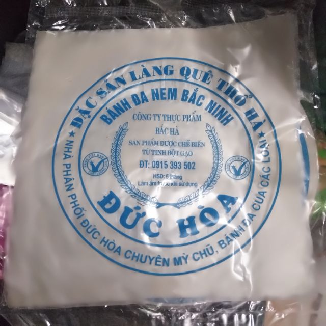 bánh đa nem vuông bắc ninh tệp 9-10 lá