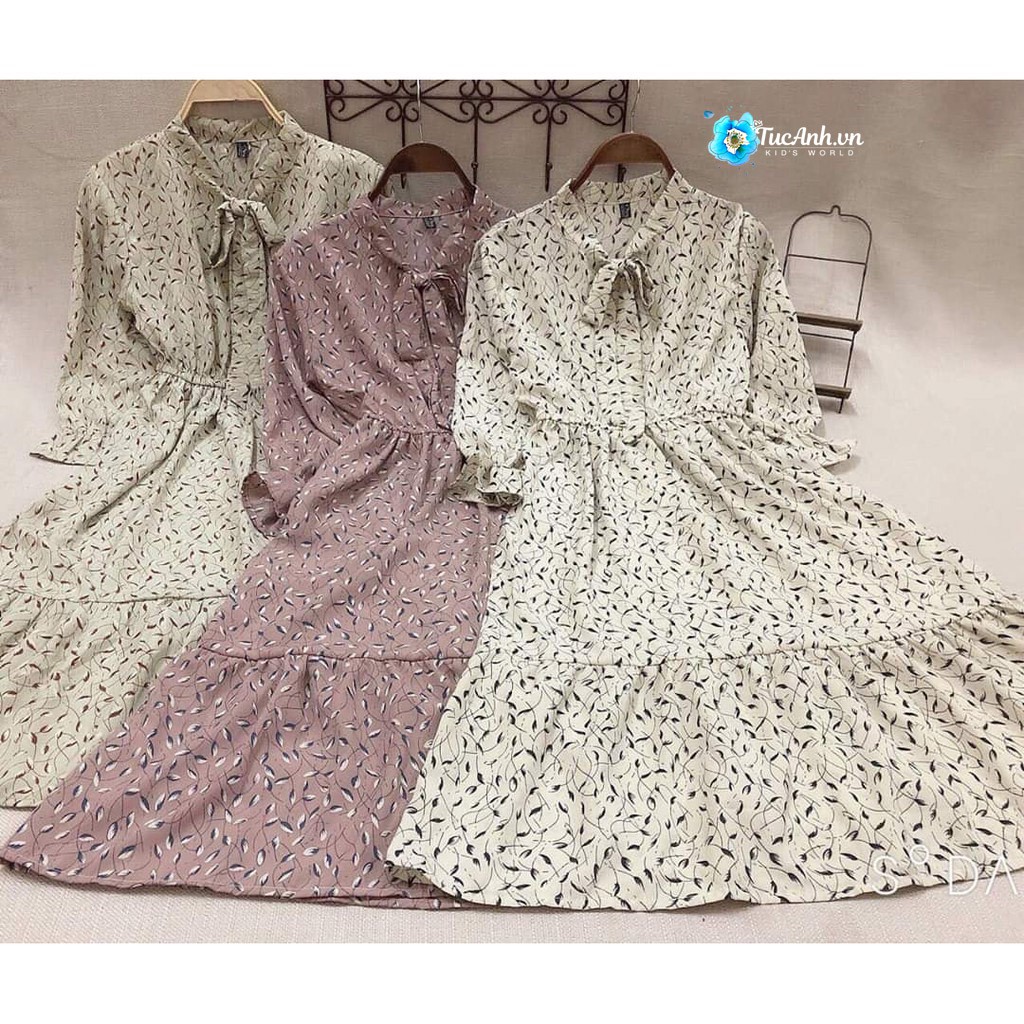  Váy Hoa Nhí Vintage Freesize Tay Lỡ Đến 55kg - TucAnh | BigBuy360 - bigbuy360.vn