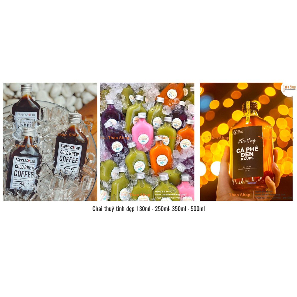 ❣️ Chai thủy tinh vuông dẹp100ml-250ml-350ml-500ml ❣️