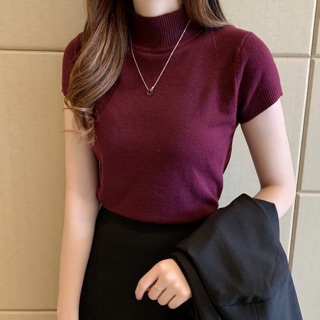 Áo len cộc tay
