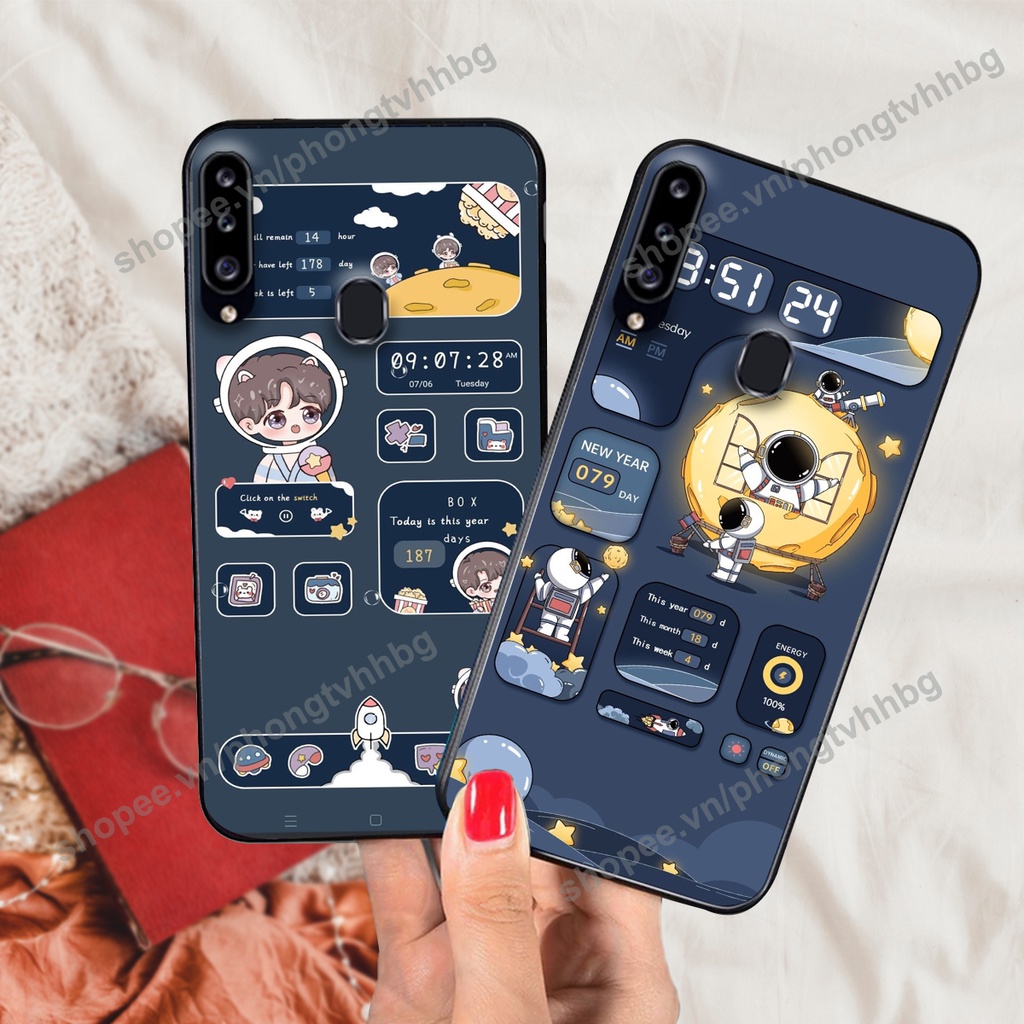 Ốp lưng Samsung A10s / A20s / A20 / A30 phi hành gia hoạt hình 3D cute giá rẻ