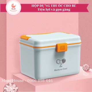 Hộp đựng thuốc, tủ thuốc đa năng 2 tầng GLOSEN cho bé và gia đình