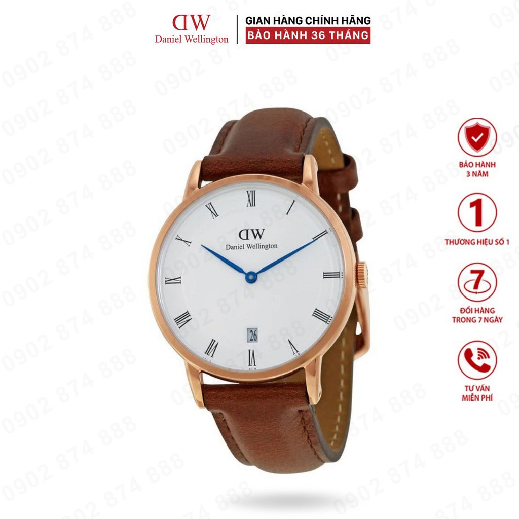 Đồng hồ nam Daniel Wellington Dapper St Mawes viền vàng (34-38mm)