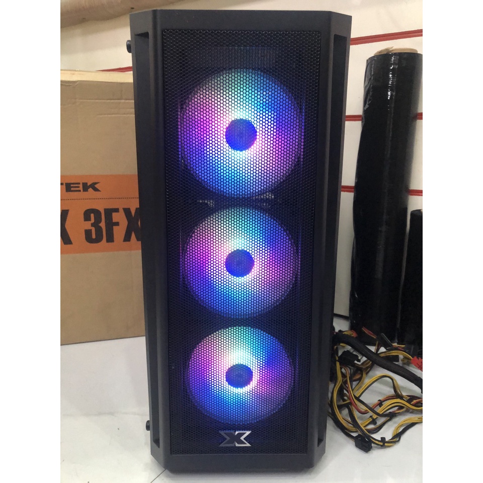 Vỏ Case(vỏ máy tính) Xigmatek Master X 3FX - 3 Fan RGB Lắp Sẵn - Mới Chính Hãng Mai Hoàng