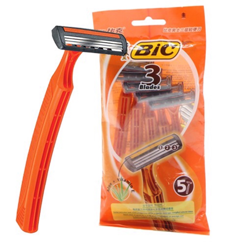 Túi 5 dao cạo râu Bic 3 lưỡi