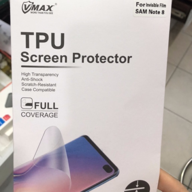 Dán film Vmax cho Samsung Note8