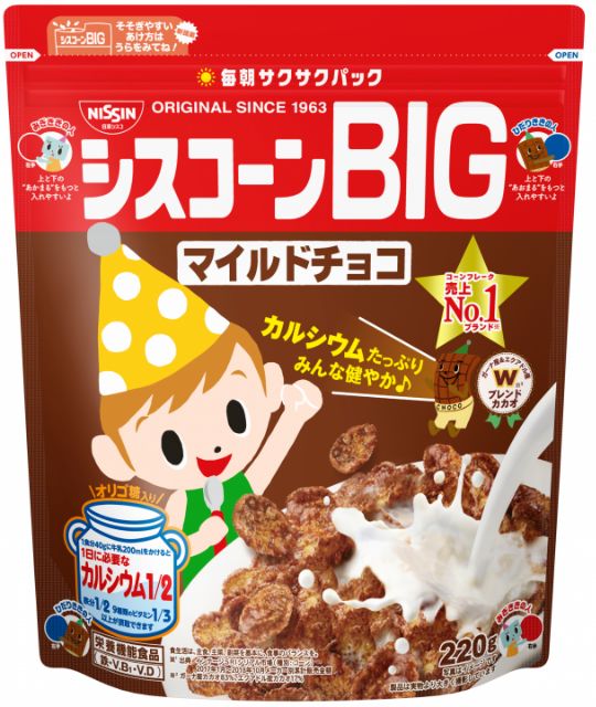 Ngũ cốc Big Nissin cho bé từ 18 tháng tuổi