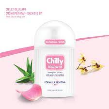 Dung dịch vệ sinh phụ nữ Chilly delicato – Tinh tế, mềm mại, sạch dịu dàng