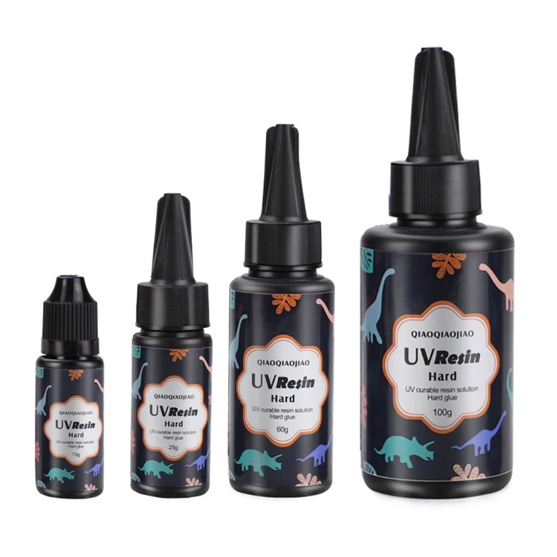 Unstop * nhựa uv trong suốt loại cứng tia cực tím bảo dưỡng nhanh uv nhựa epoxy để làm đồ trang sức thủ công trang trí đồ trang sức bằng keo cứng