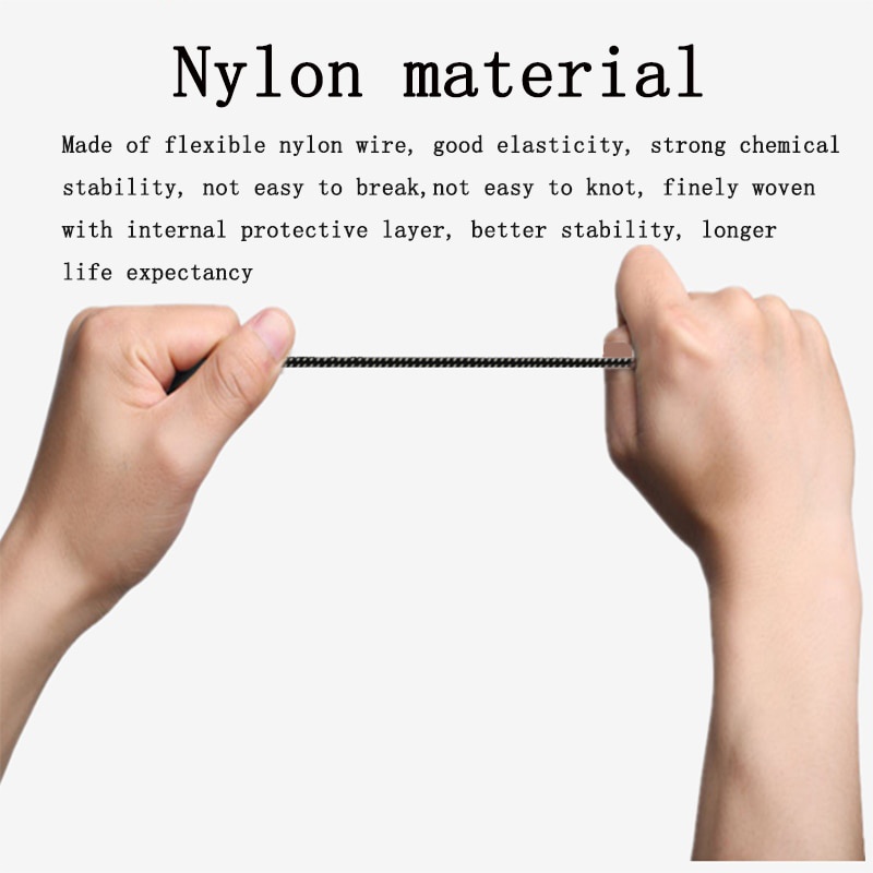 Dây Cáp Sạc Nhanh USB Bằng Nylon Dài 80cm Cho DJI Mavic Mini/Pro/Air/2/Spark