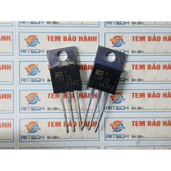[Combo 3 con] C4242, 2SC4242 Transistor NPN 7A/400V TO-220