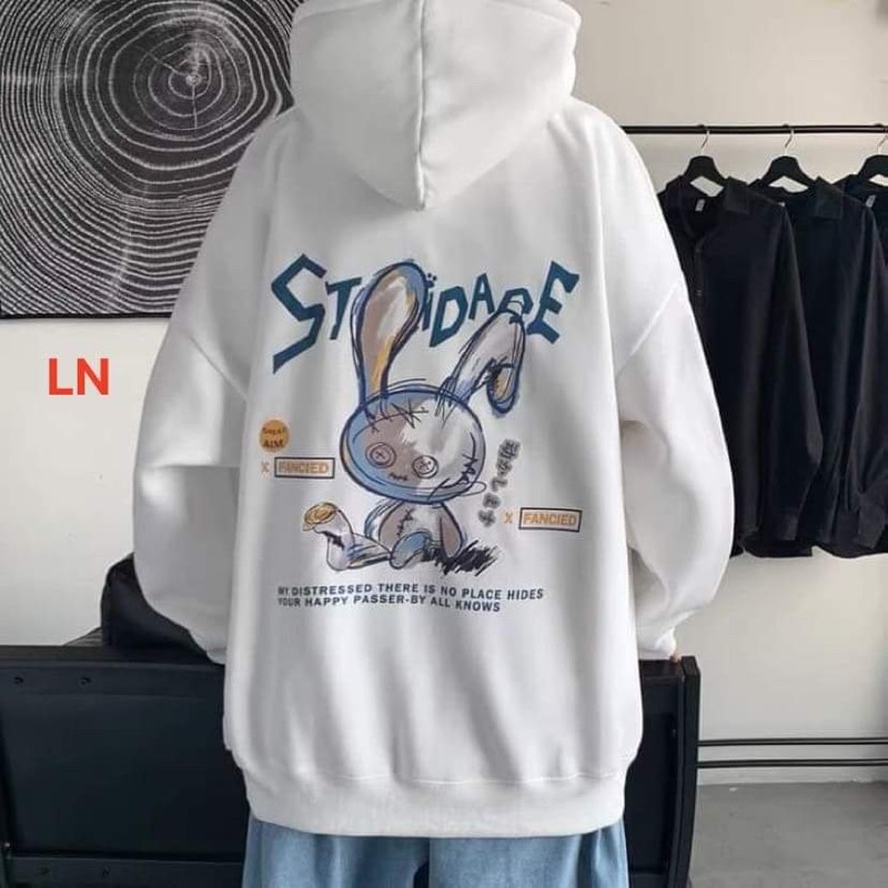 Áo hoodie thỏ lưng ST LN11