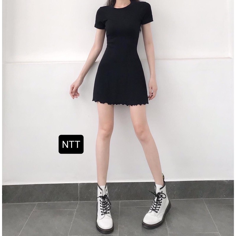 ĐẦM DÁNG XOÈ CUỐN BIÊN HÌNH THẬT XINH SẮN