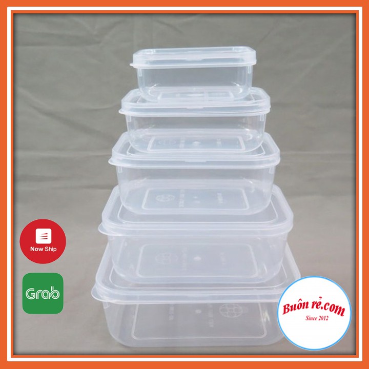 Bộ 5 hộp trữ đồ đông - hộp đựng thức ăn lạnh bầu Song Long chất liệu nhựa cao cấp ( MS : 2288)