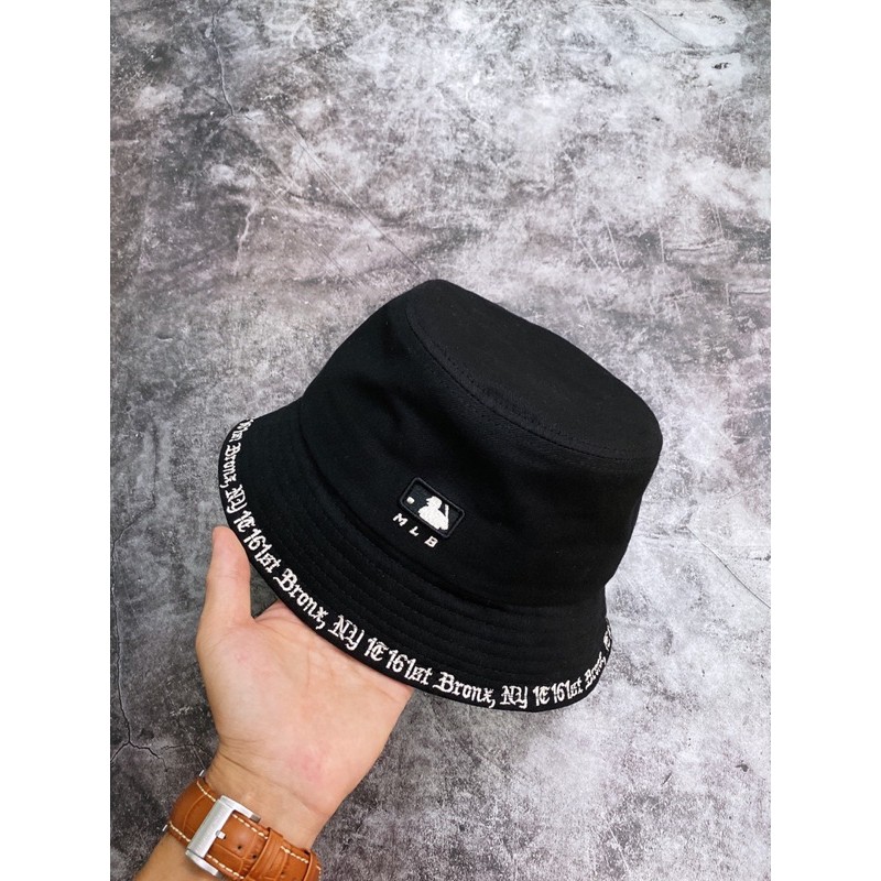 Mũ bucket đen logo chữ tròn mã N12 hàng chuẩn 1:1