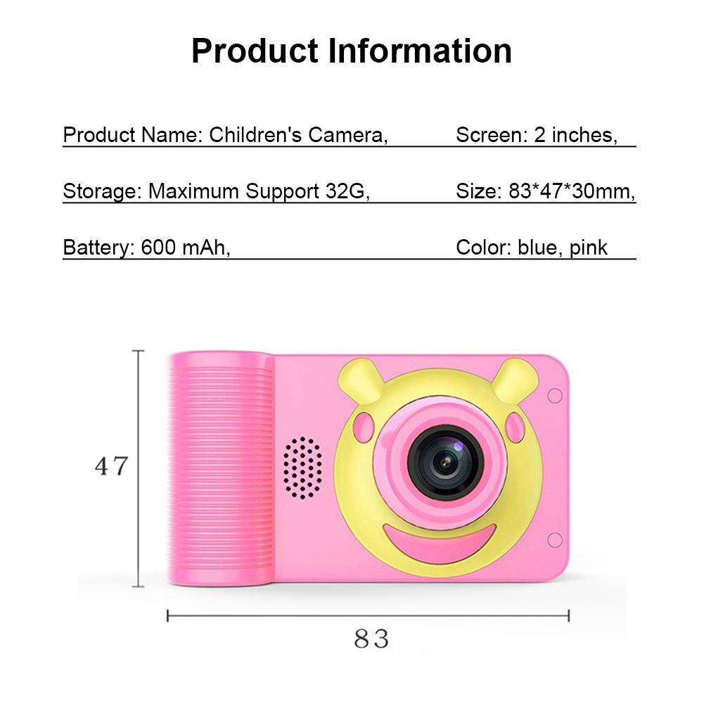Máy ảnh kỹ thuật số mini M2 2.0inch ghi âm quay video HD 1080P cho trẻ em | BigBuy360 - bigbuy360.vn