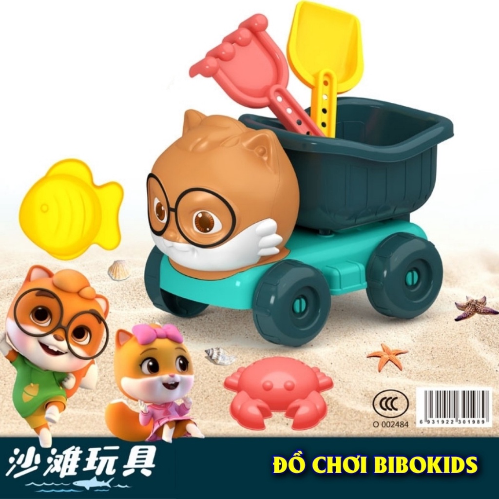 Đồ chơi xe xúc cát cho bé
