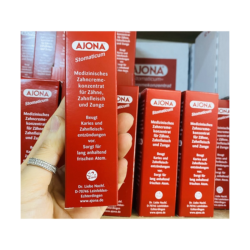 Kem đánh răng Ajona nhập khẩu Đức 25ml loại bỏ cao răng, bảo vệ răng nướu, hiệu quả gấp 5 lần-Nội địa Đức
