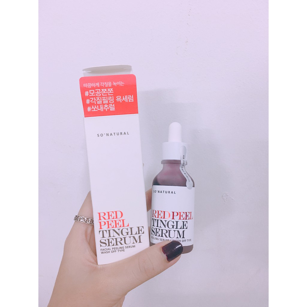 Tinh chất Red Peel Tingle Serum Sonatural 35ml