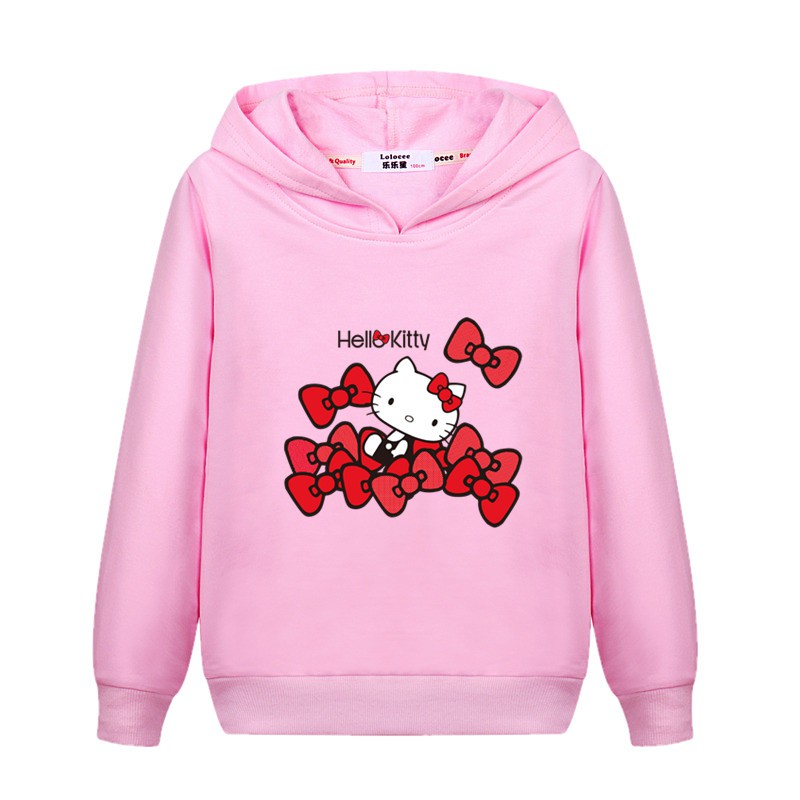 Những chiếc áo hoodie Hello Kitty ngọt ngào cho bé gái