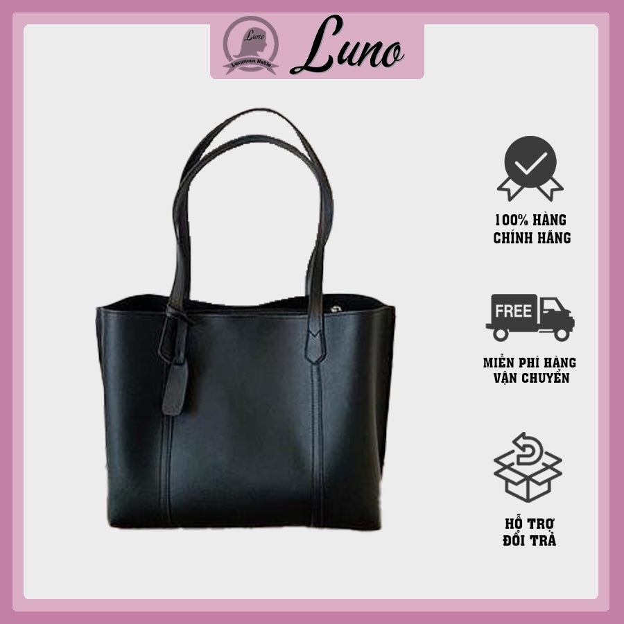 túi tote kẹp nách đeo vai công sở đẹp cao cấp thời trang hàn quốc đi học đi làm da trơn LUNO T022