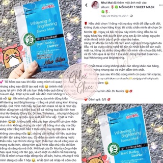 Mặt nạ giấy Dr Morita