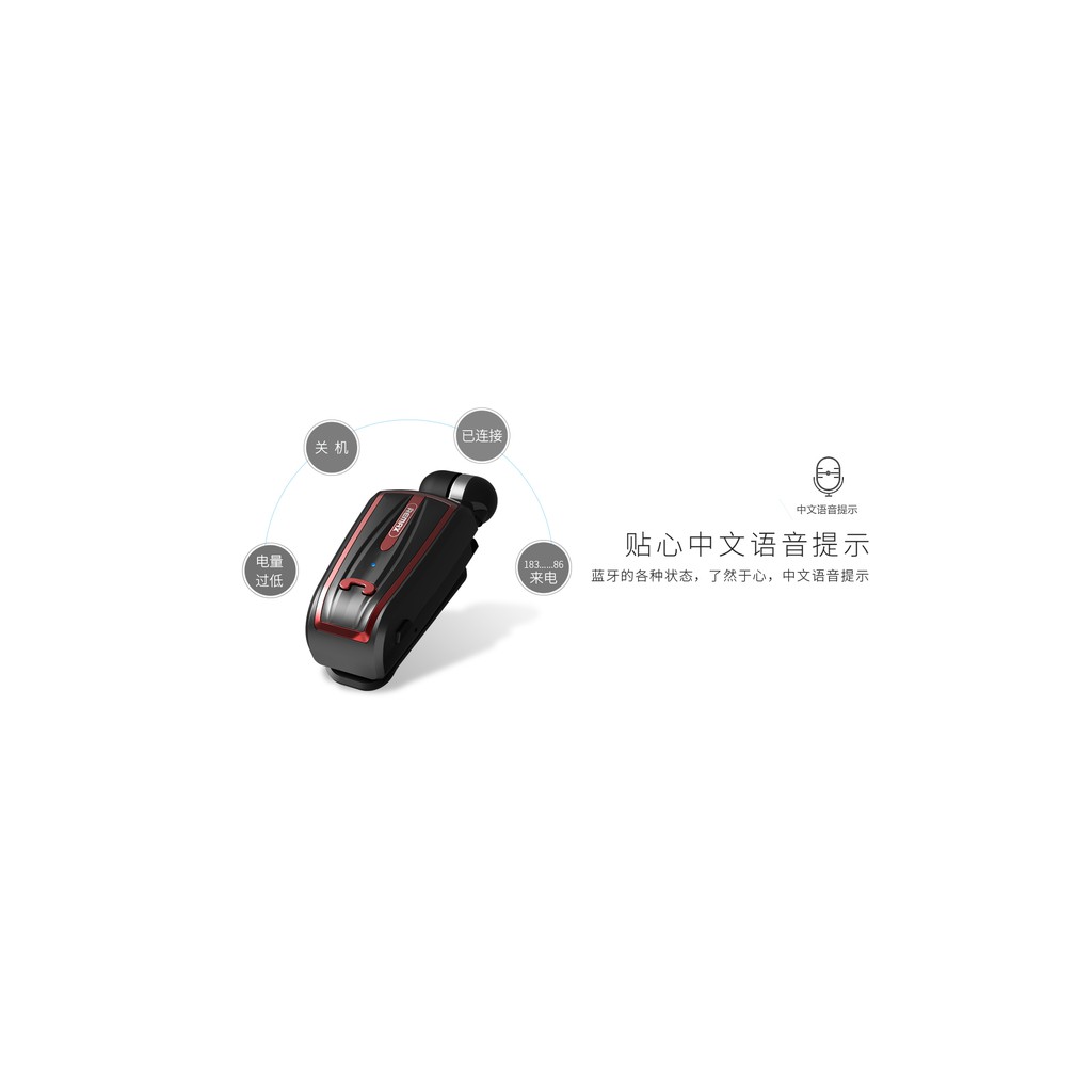 [ BH 12 Tháng] Tai Nghe Bluetooth Clip- On Remax RB- T12 ✓ Độc Đáo ✓ Rẻ Mà Chất