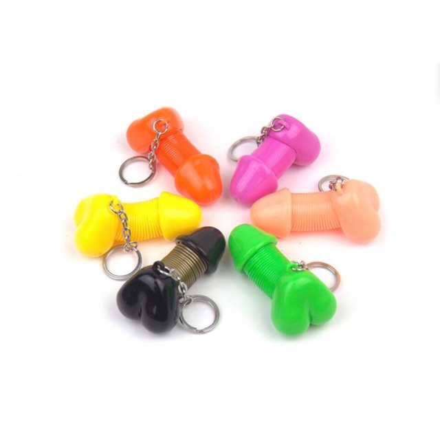 Combo 10 móc khoá ciu lò xo