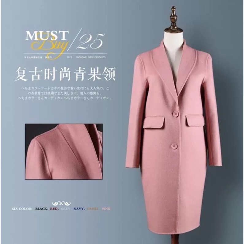 Áo khoác măng tô khâu tay handmade siêu phẩm cao cấp