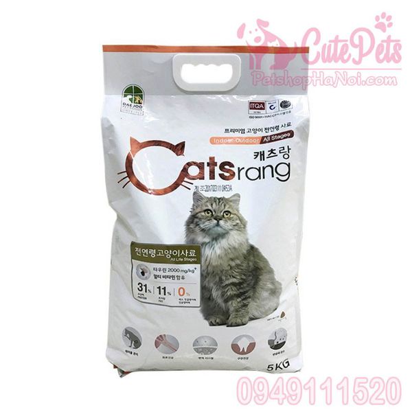 Hạt catsrang, thức ăn cho mèo nhập khẩu Hàn Quốc 500g - Phụ kiện thú cưng Hà Nội