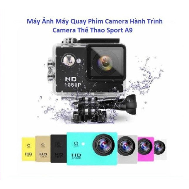 Camera Máy Ảnh,Máy Quay Phim,Camera Hành Trình Thể Thao Sport A9 Full HD 1080P