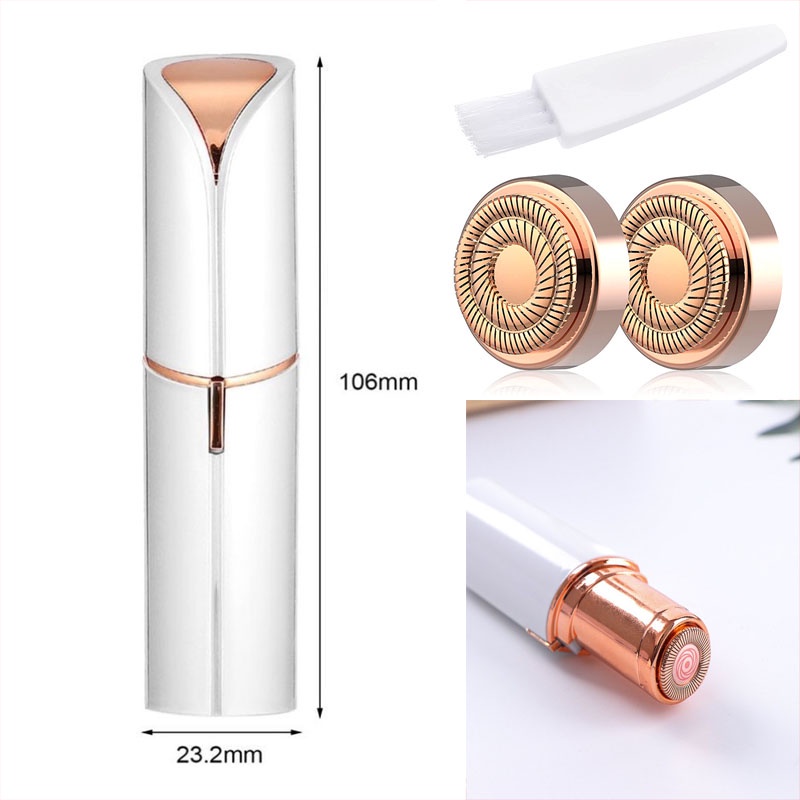 Máy cạo lông mặt, body, vùng bikini hình son môi Flawless công nghệ Hàn Quốc đa chức năng