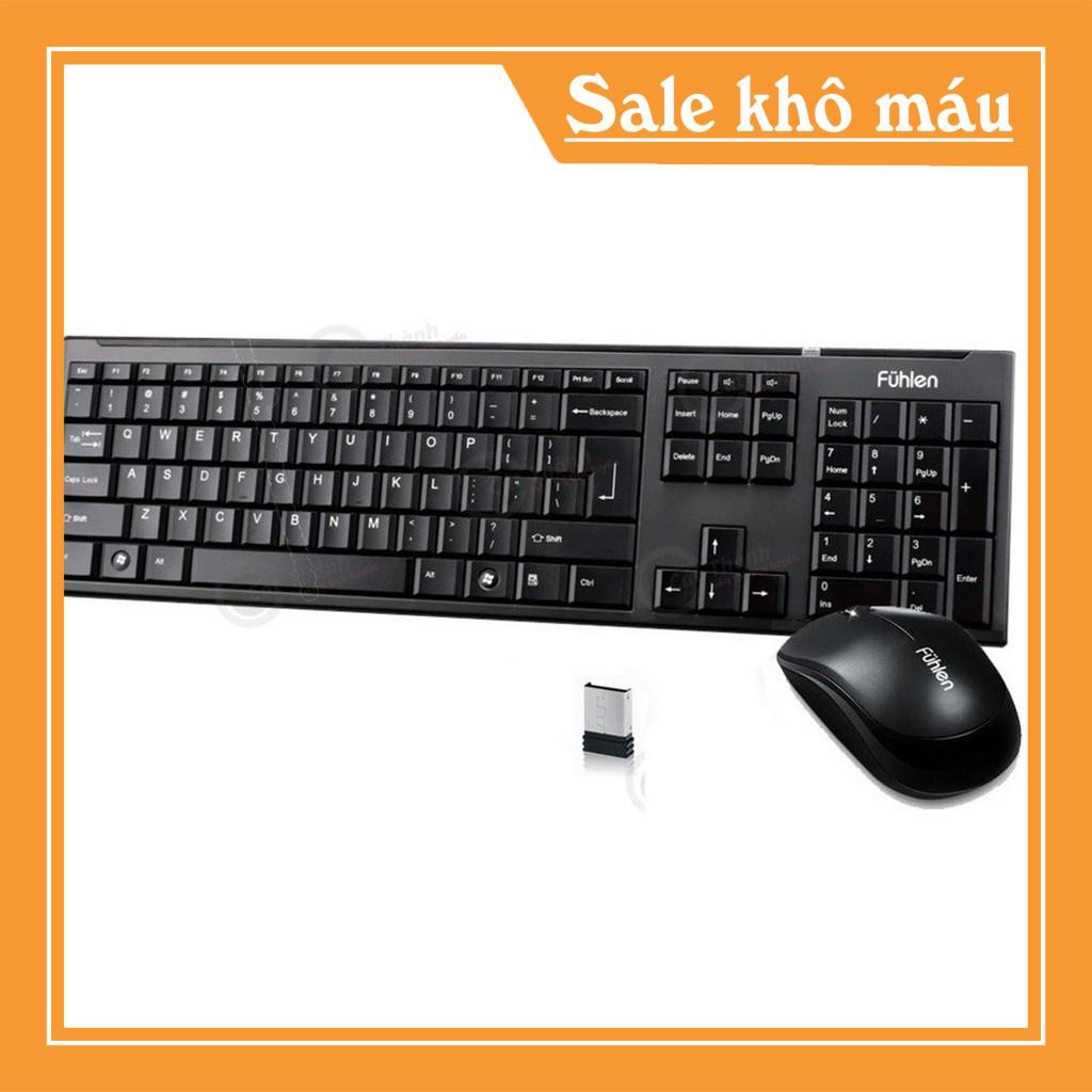 [FreeShip] Bộ chuột và bàn phím không dây Fuhlen A120G - Màu đen - Chính hãng - BH 24 tháng [Ảnh Thật] | BigBuy360 - bigbuy360.vn