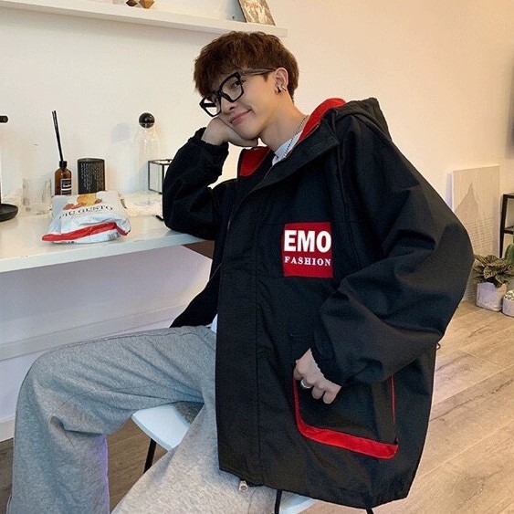ÁO KHOÁC KAKI LÓT DÙ NAM NỮ EMO FORM RỘNG CỰC CHẤT CỰC CÁ TÍNH